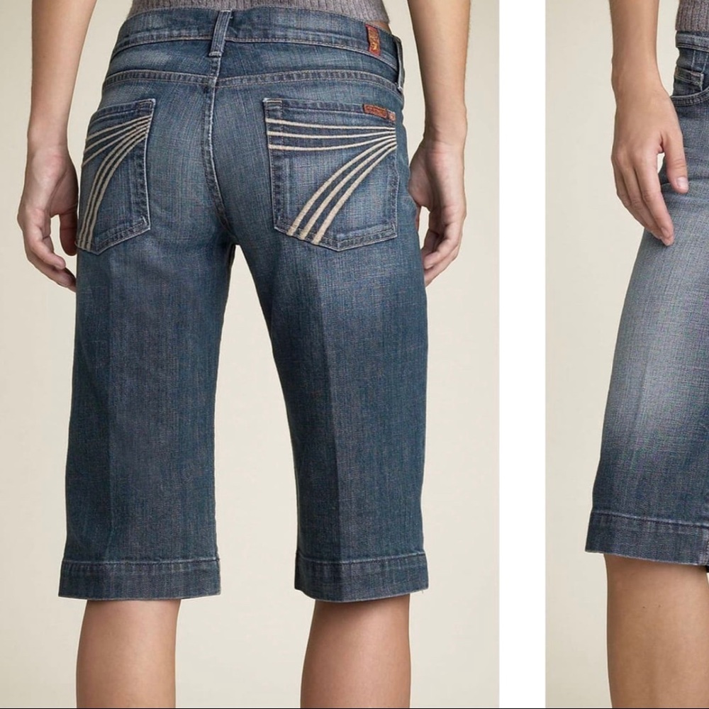 7 For All Mankind Jeans Dojo Bermuda Shorts